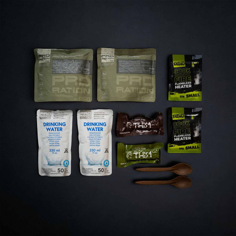 Pack de supervivencia Menu I PRO-RATION - Adventure Menu