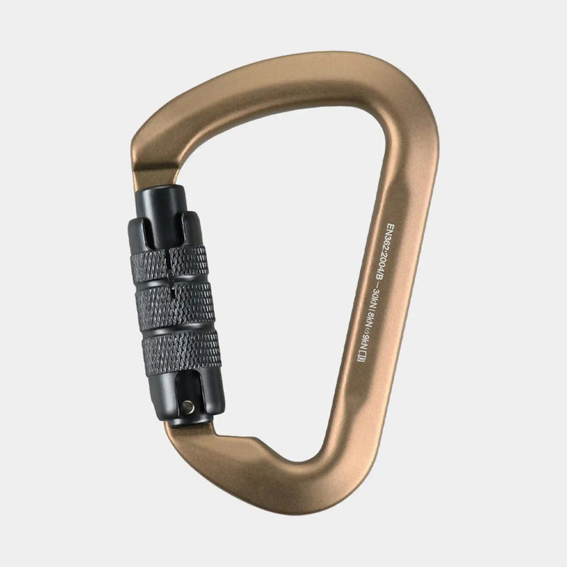 Metal carabiner with safety lock 10cm - M-TAC
