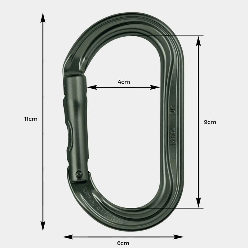 Mosquetón ovalado OK sin bloqueo - Petzl