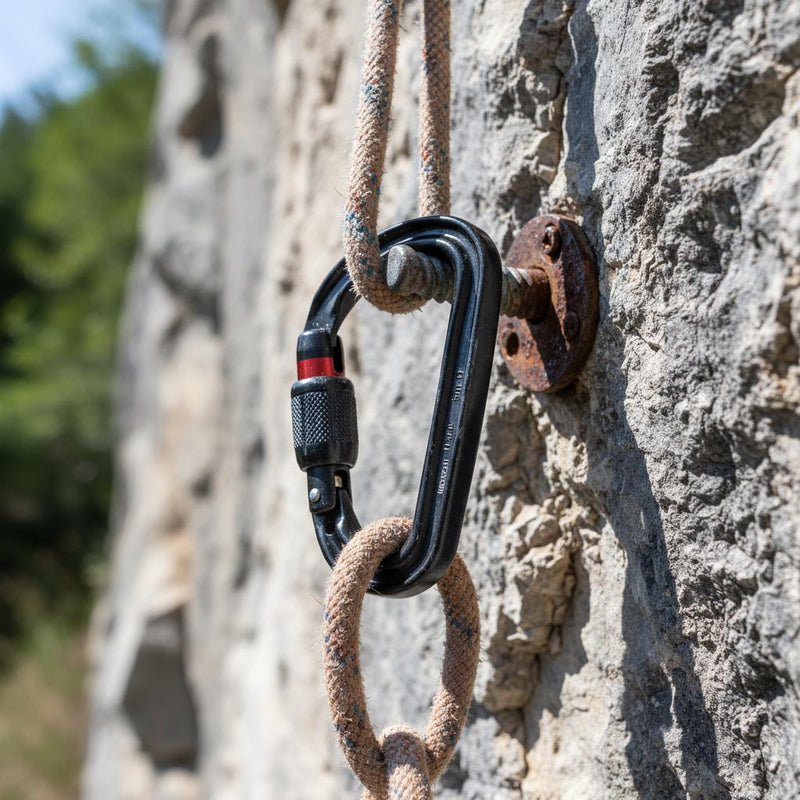 Mosquetón de seguridad Sm'D M39A SLN con bloqueo - Petzl