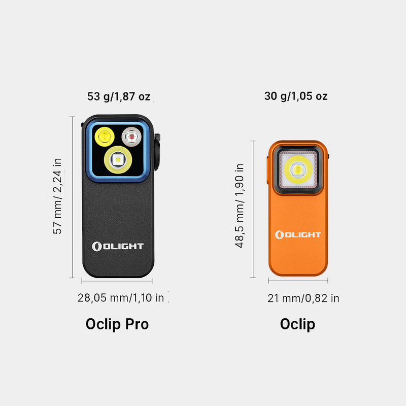 Linterna compacta OCLIP Pro 500 Lum. recargable - Olight