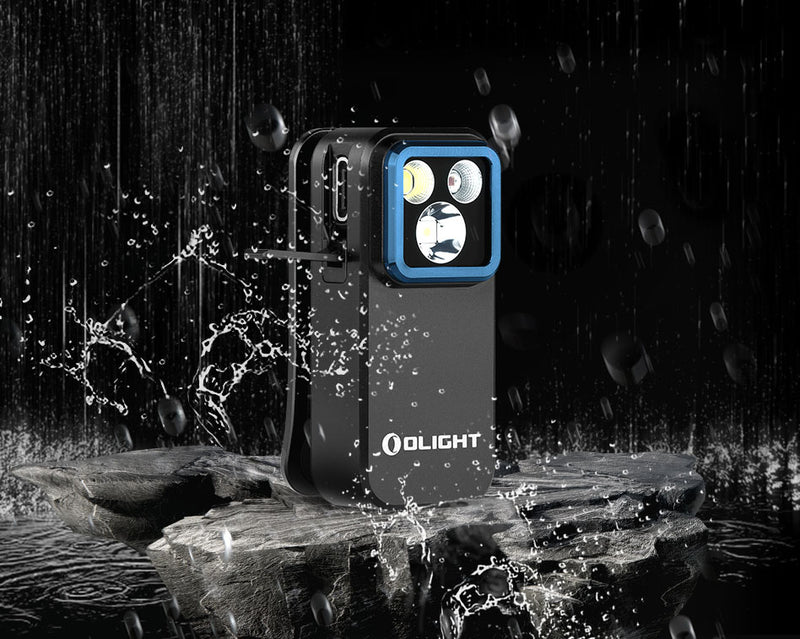 olight compact flashlight Warrior Mini 2 1,750 Lumen Rechargeable Uncompromising Performance Compact flashlight OCLIP Pro 500