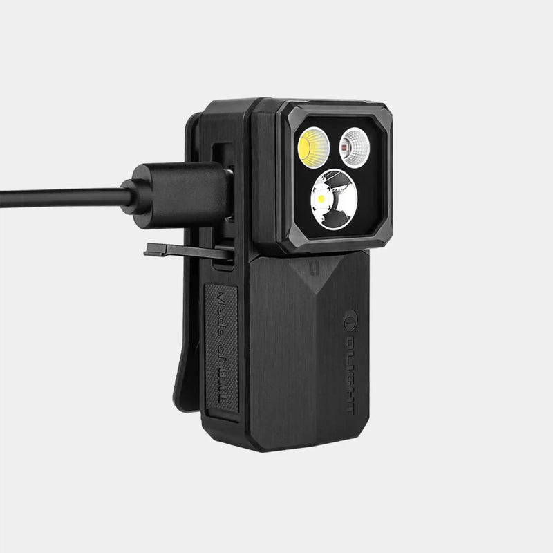 Compact OCLIP 2 Ultra 450 Lum. UV Rechargeable Flashlight - Olight