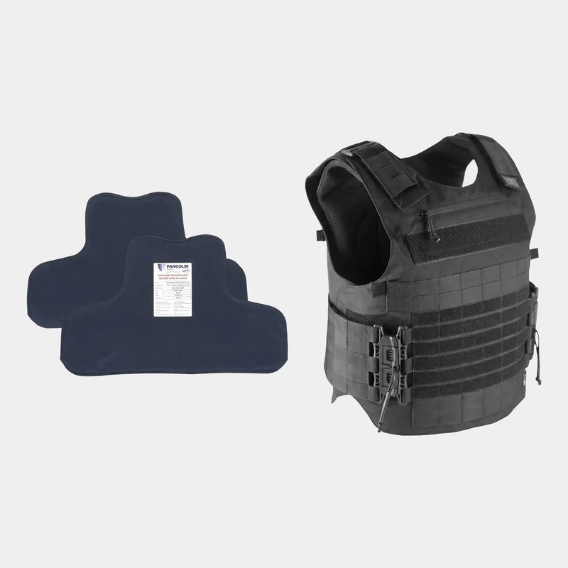Pack de chaleco Sentinel + paneles antibalas, anticuchillo y antipunzón Pangolin