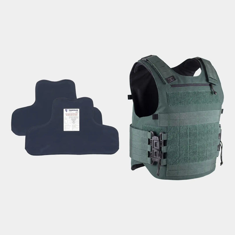 Pack de chaleco Sentinel + paneles antibalas, anticuchillo y antipunzón Pangolin