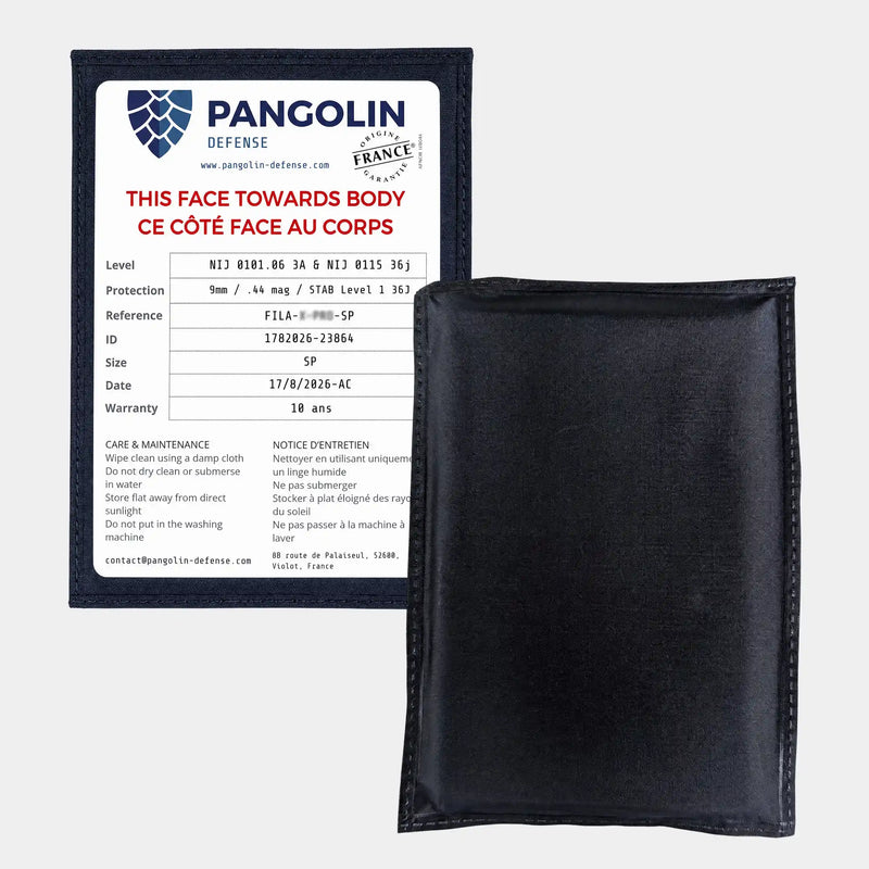 Ballistic, knife- and stab-resistant panels Level IIIA SAPI cut / side panels - Pangolin