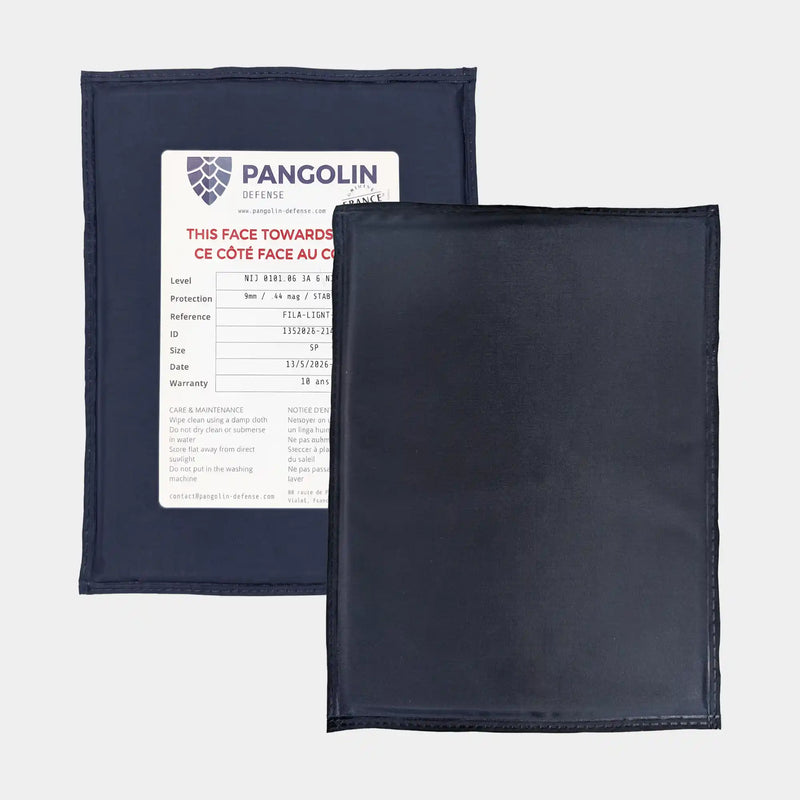 Paneles antibalas, anticuchillo y antipunzón nivel IIIA corte SAPI / laterales - Pangolin