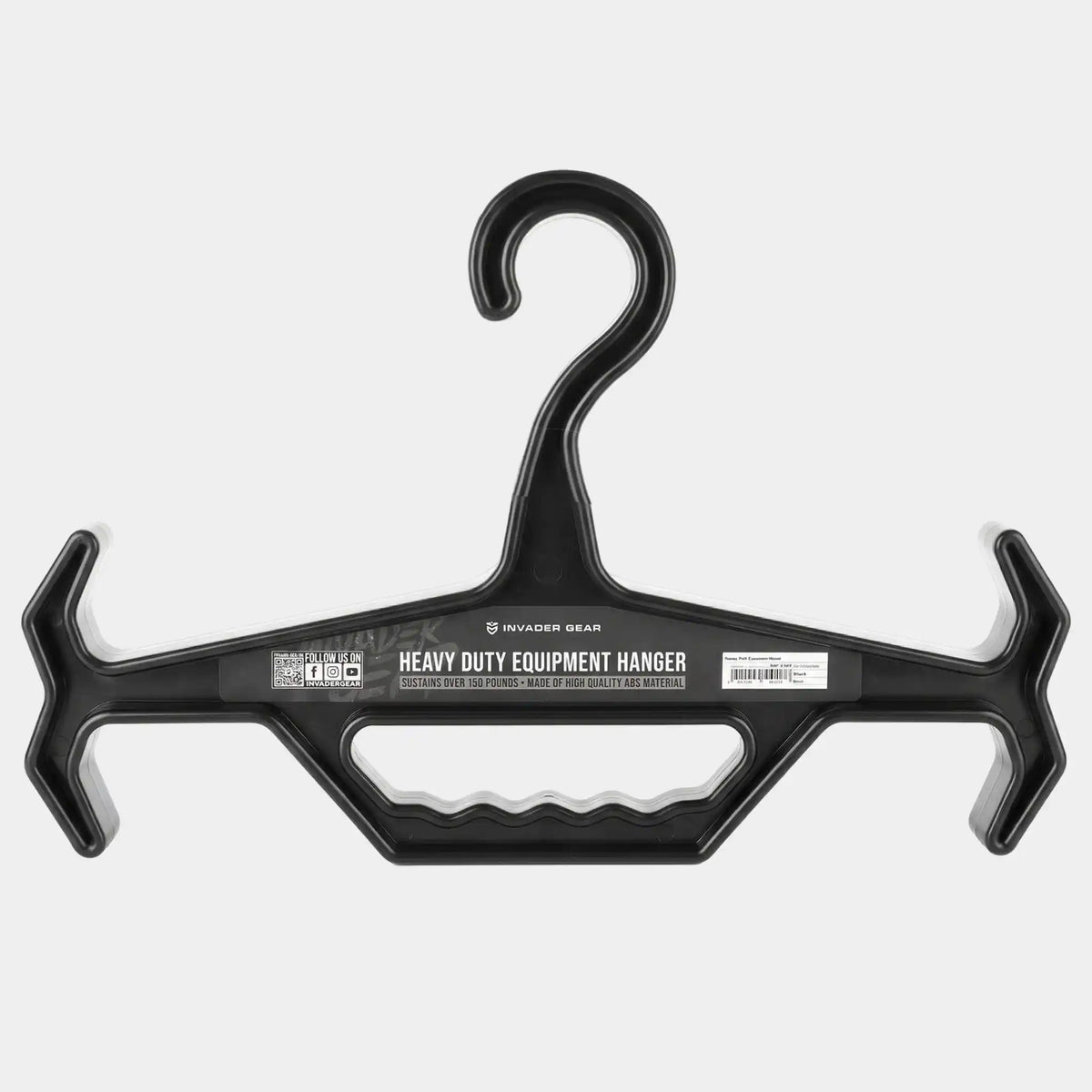 Reinforced hanger for bulletproof vests