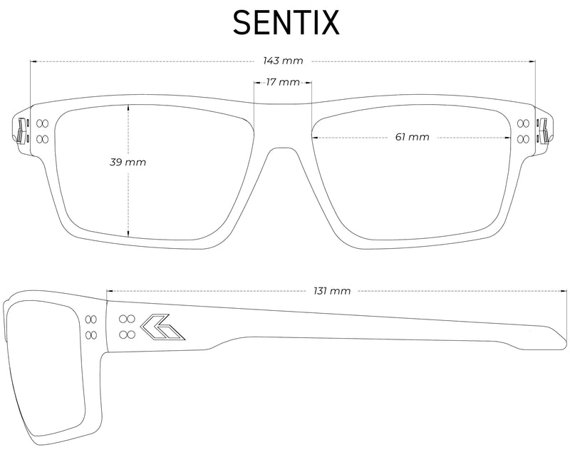 Gafas balísticas Sentix MILSPEC - Gatorz