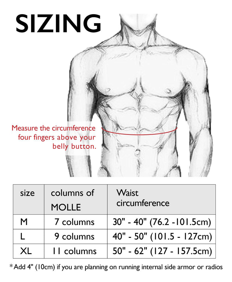 Bande laterali Warfighter™ Cummerbund - Agilite