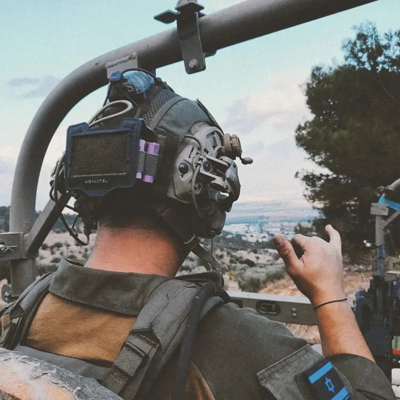 Support pour Batterie — Poche Arrière pour Housse de Casque Universelle - Agilite