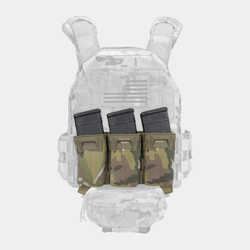 Portacargador de fusil triple Pincer™ Multi-Caliber - Agilite