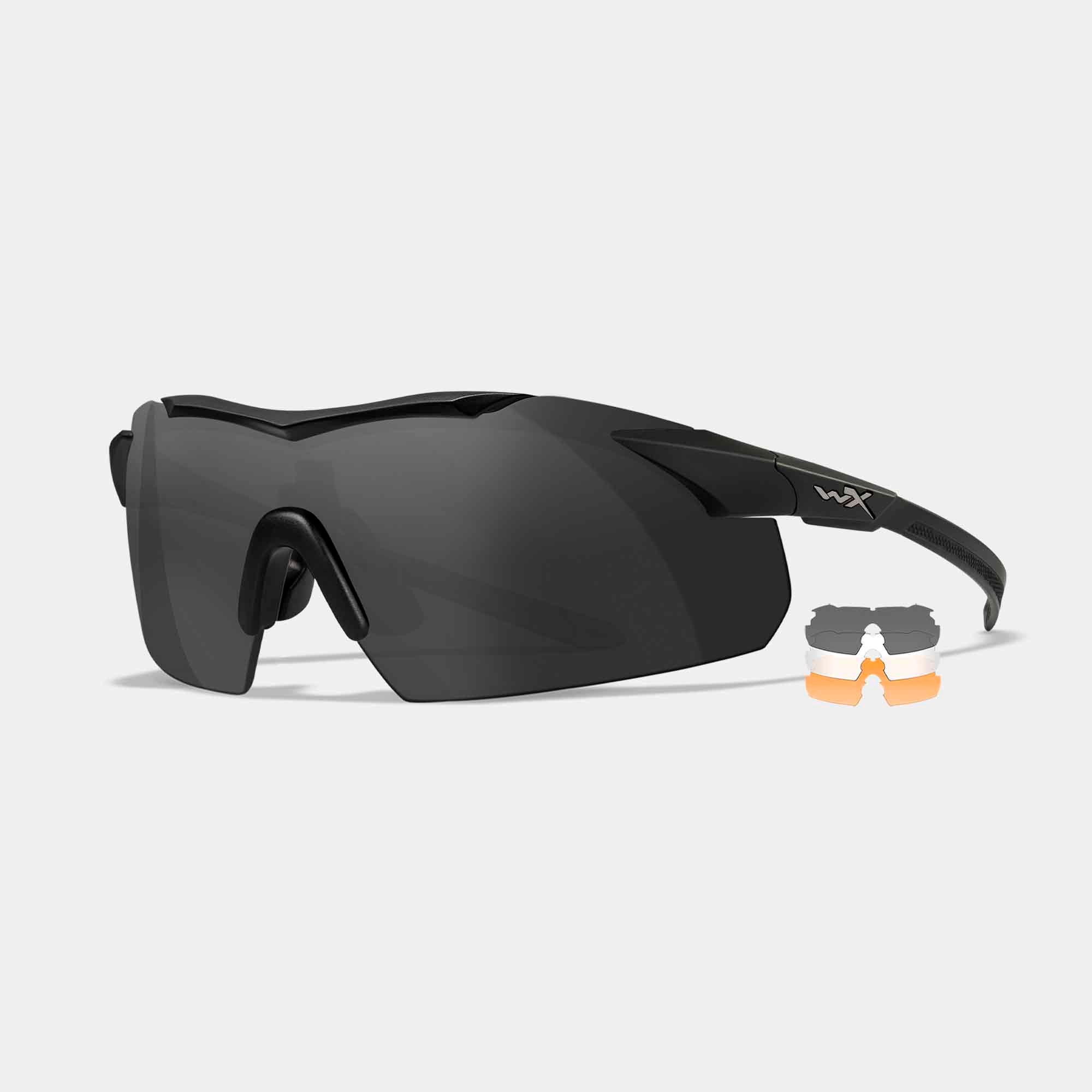 WX Vapor 2.5 ballistic glasses with 2 interchangeable lenses