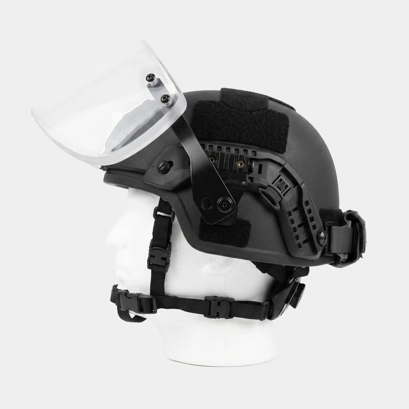 Casque balistique niveau IIIA avec visière balistique niveau IIIA - Ballistic Protection IV