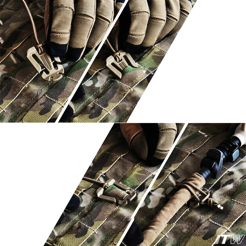 Clip para anclaje molle con cuerda elástica Web Dominator - ITW Nexus