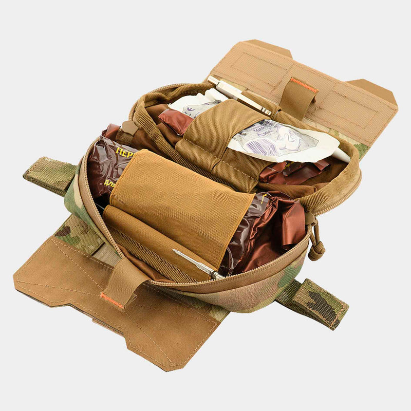 Trousse de secours IFAK Pochette Médicale Horizontale Elite - M-TAC