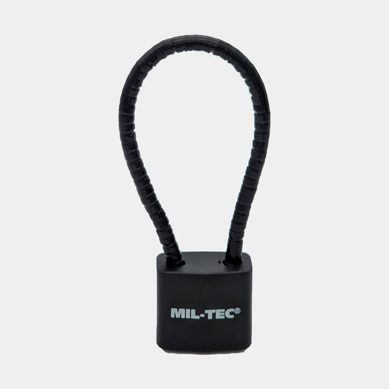MIL-TEC black cable type padlock
