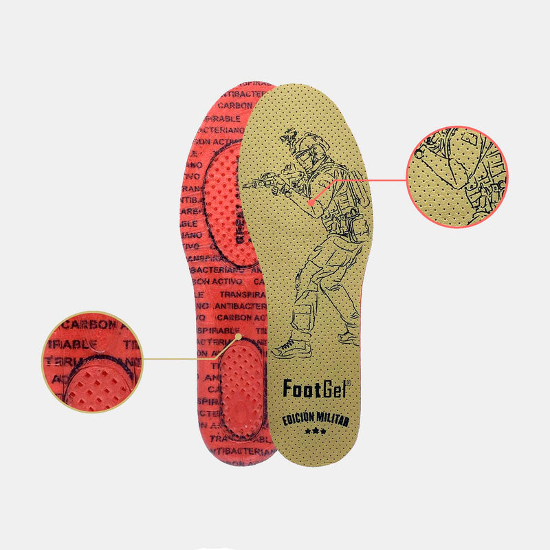 Plantillas militares - FootGel