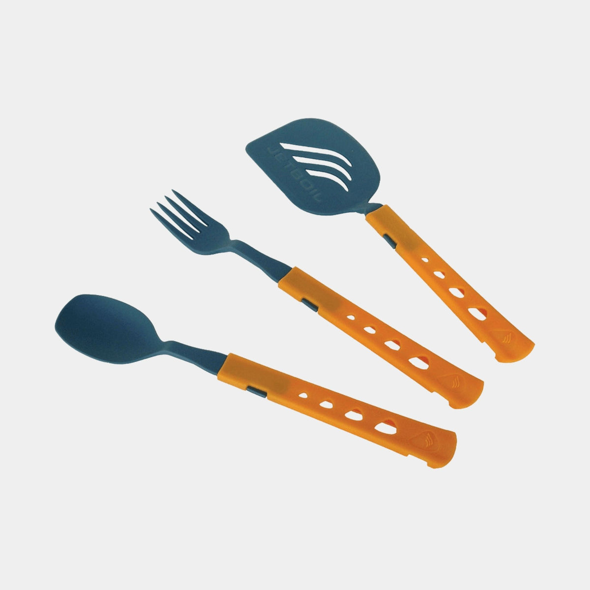 Posate Telescopiche Trekking Kit Utensili Jetboil Jetset - Cucchiaio, Forchetta E Spatola Da Campeggio Utensili Da Trekking - Foto 2