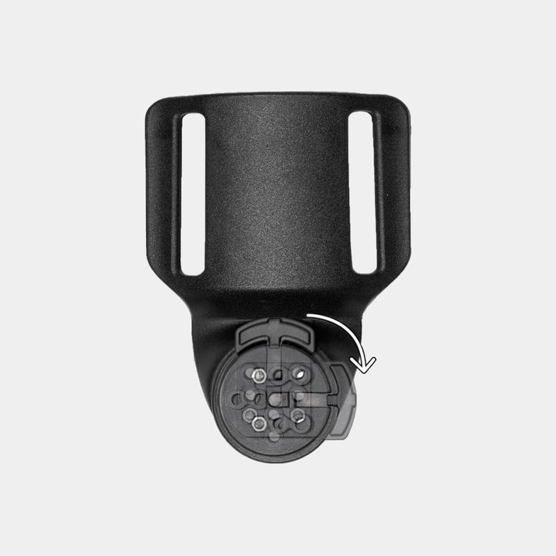 Plataforma rotativa Vega Holster 8K24 para anexo ao cinto