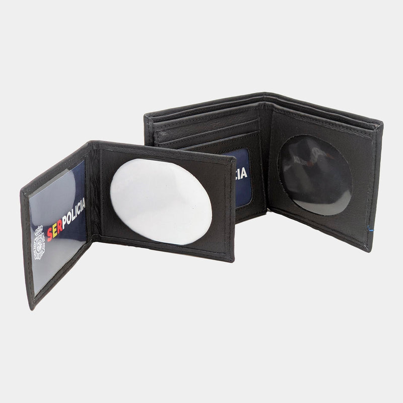 Police Local badge holder wallet - G. Civil with the thin blue line