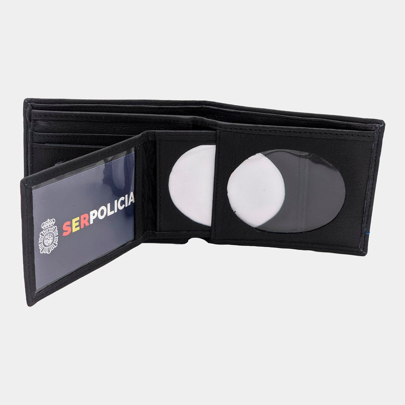 Police Local badge holder wallet - G. Civil with the thin blue line