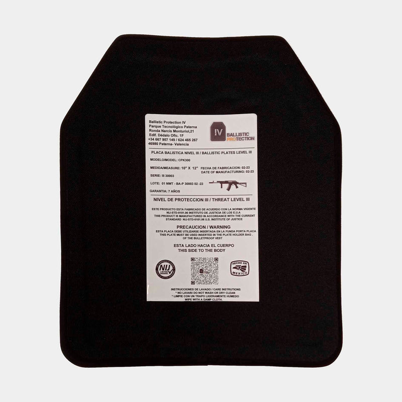 Placas balísticas de polietileno Ballistic Protection - Nivel III