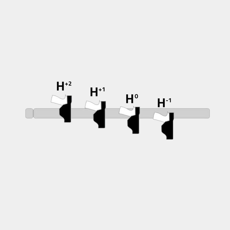 Drehbare und abnehmbare Plattform Vega Holster 8K25 zur Befestigung am Gürtel