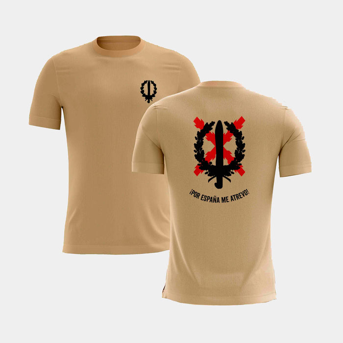 Camiseta Ejército de Tierra Español. Negro. La Tienda de España