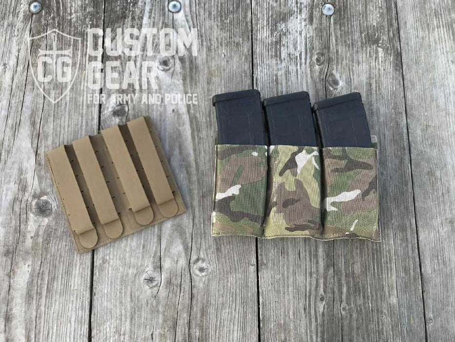 Double elastic rifle magazine carrier - Custom Gear