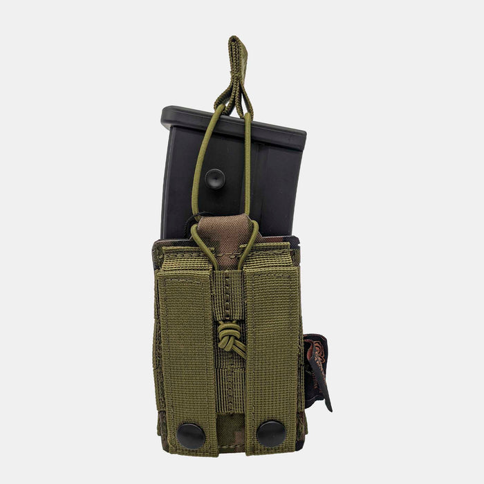 Pixelated wooded rifle magazine carrier - Conquer