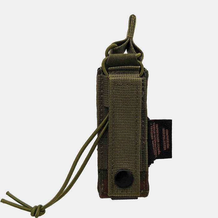 Pixelated wooded pistol magazine carrier - Conquer