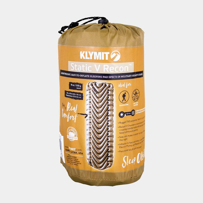 Static V RECON™ Sleeping Pad - Static V RECON™ Sleeping Pad - Klymit