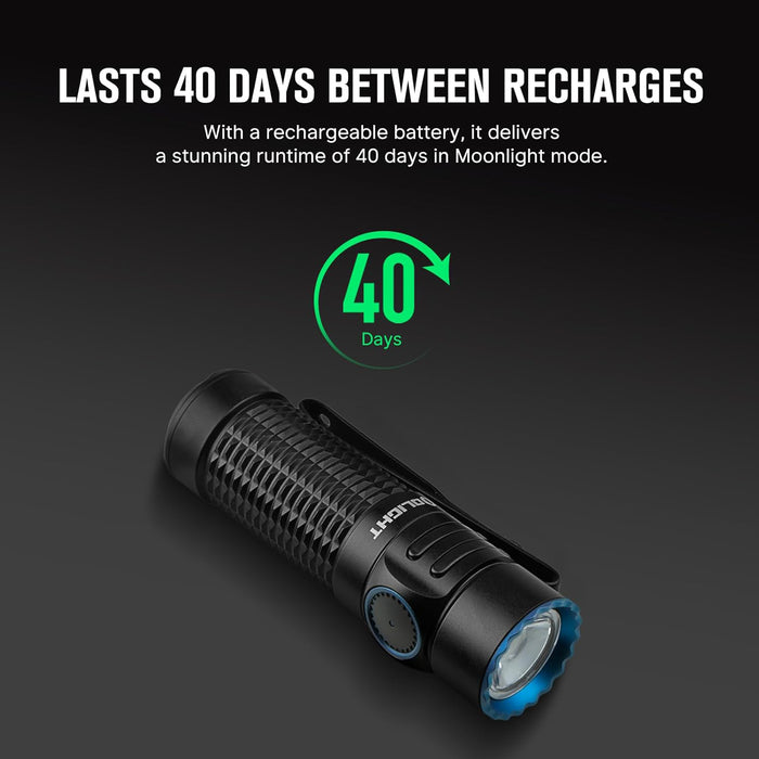 EDC Warrior Nano 1200 Lum. Rechargeable Flashlight - Olight