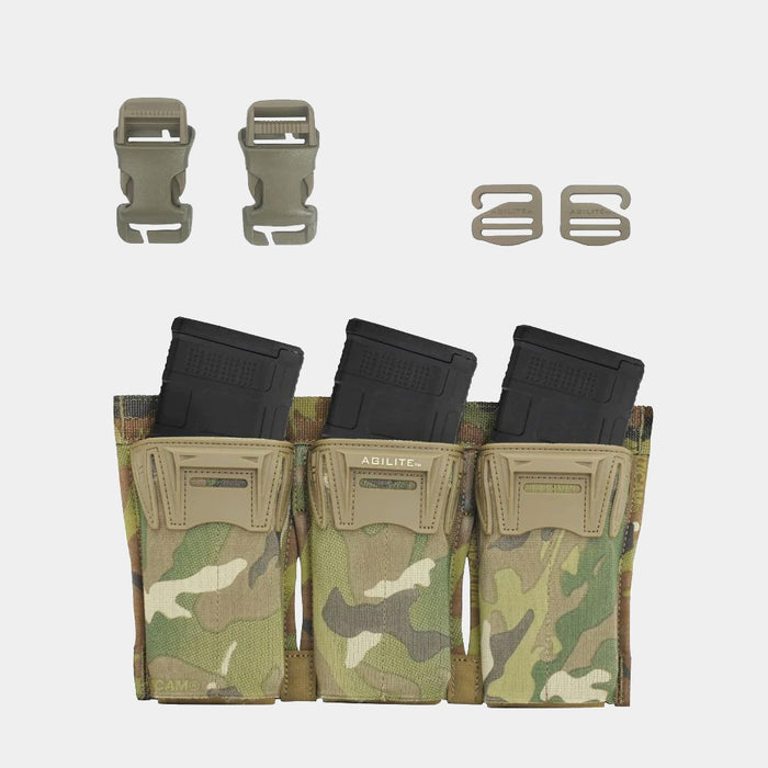 PINCER PLACARD™ Triple Rifle Magazine Carrier - Agilite