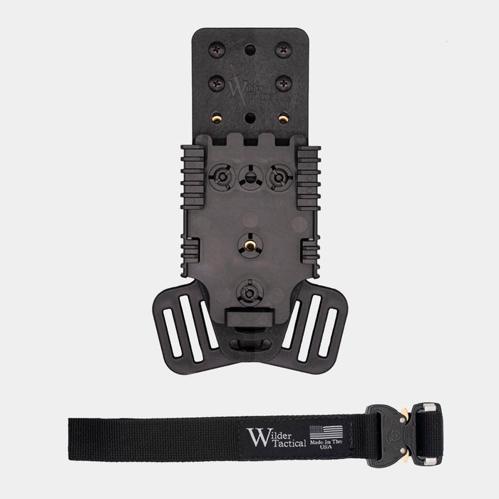 MHP Platform with Leg Strap Adapter and QLS / MHP Adapter - Wilder Tactical