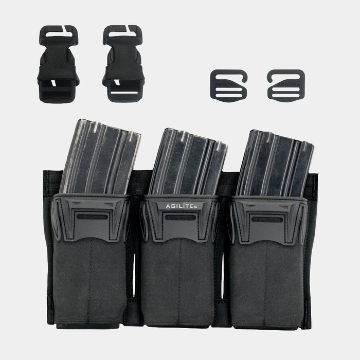 PINCER PLACARD™ Triple Rifle Magazine Carrier - Agilite