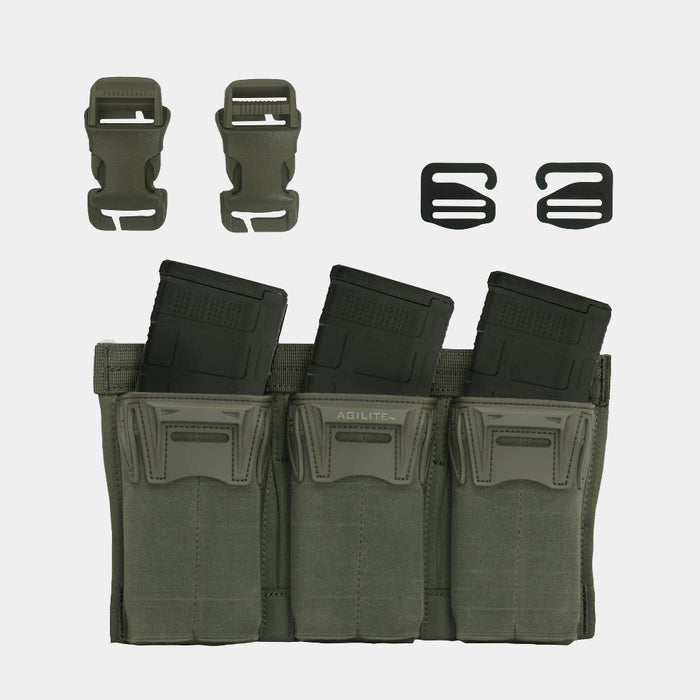 PINCER PLACARD™ Triple Rifle Magazine Carrier - Agilite