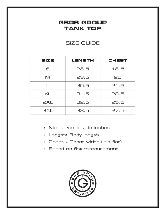 Instructor Tank Top - GBRS GROUP