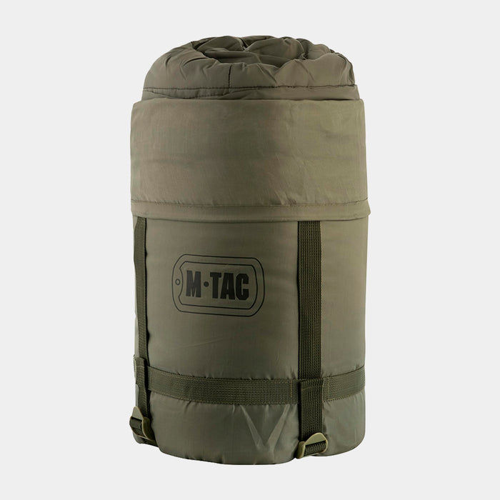 Sleeping bag with compression sleeve olive green - M-TAC