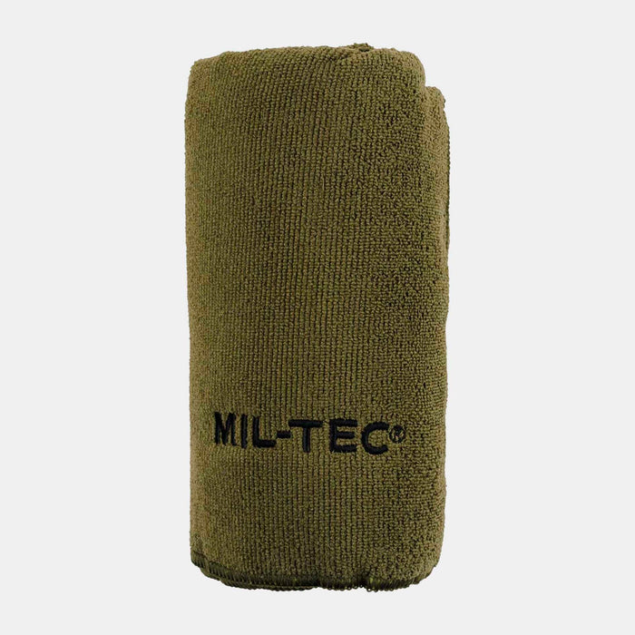 Olive green microfiber towel 100x50cm - MIL-TEC