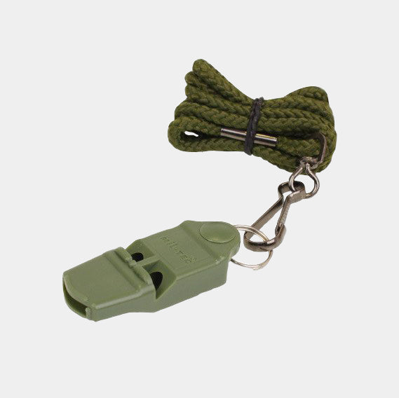 Olive green whistle without ball - MIL-TEC