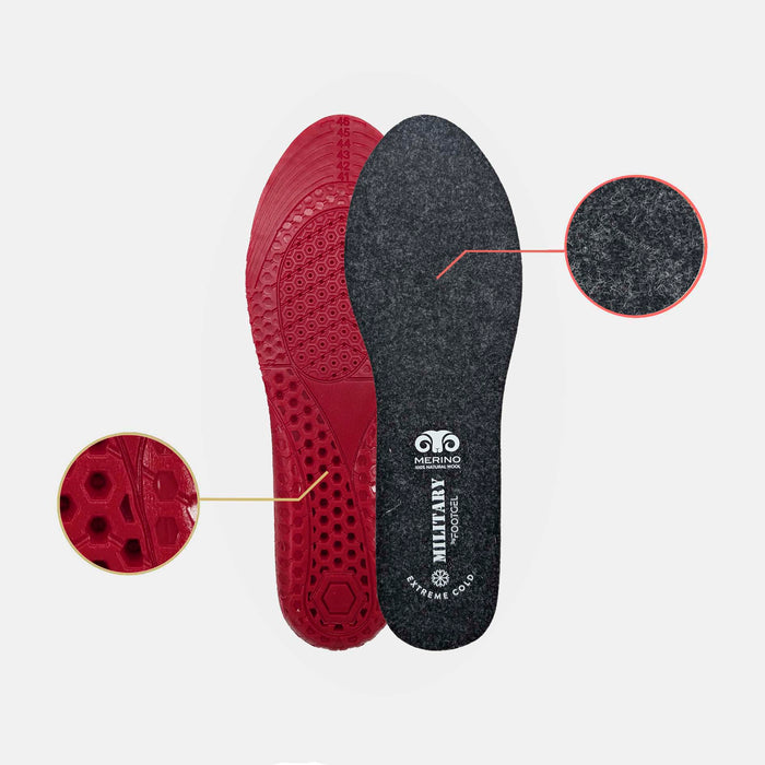 Military insoles extreme cold - Footgel