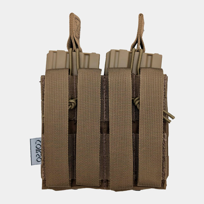 M4 G36 dagger double magazine carrier coyote molle corso