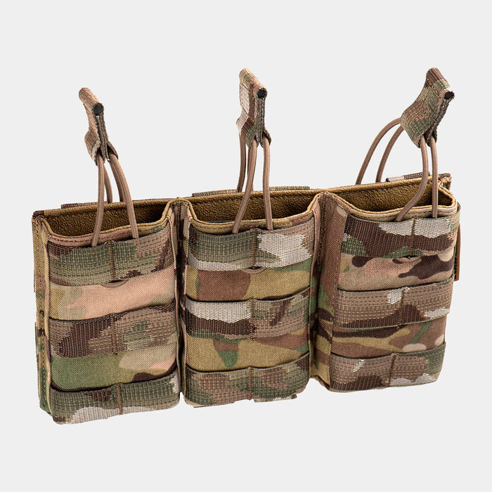 Open core multicam triple magazine carrier clawgear