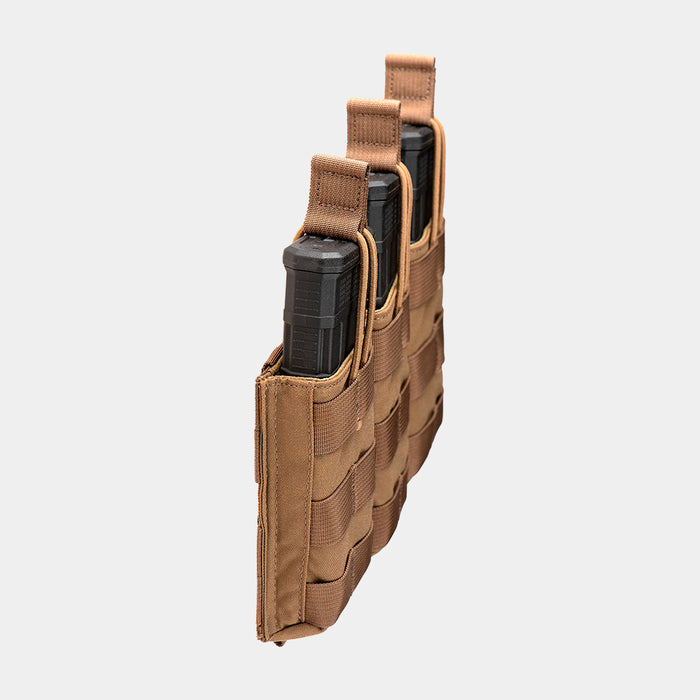 Open core g36 g36 triple magazine carrier coyote side clawgear