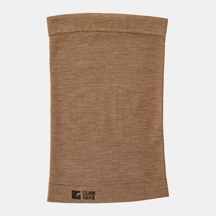 Neck warmer Merino Seamless polar fleece stone olive elongated Clawgear