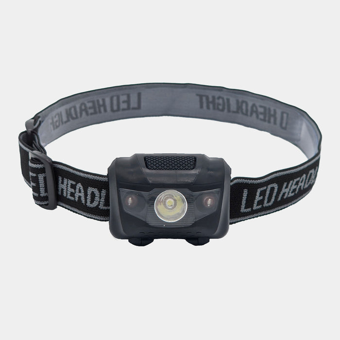 Head flashlight with red-white LEDs SERMILITAR