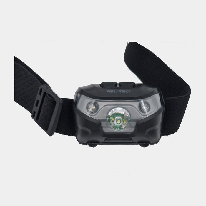 Flashlight MIL-TEC red/white led head lamp