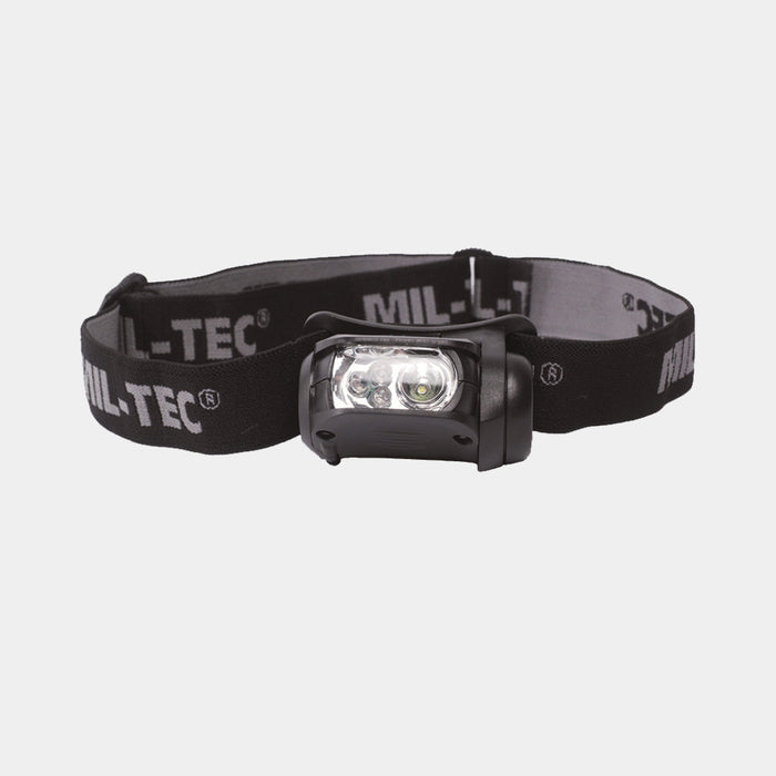 Flashlight MIL-TEC four-color LED head lamp